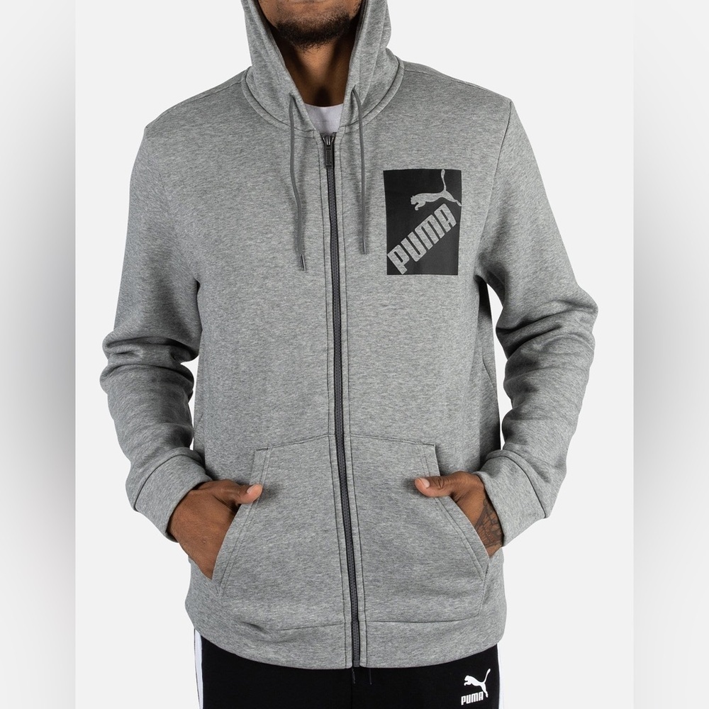 Puma Sz Various Charcoal Full-Zip Hoodie gray